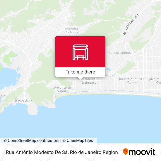 Rua Antônio Modesto De Sá map