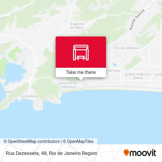 Rua Dezessete, 48 map