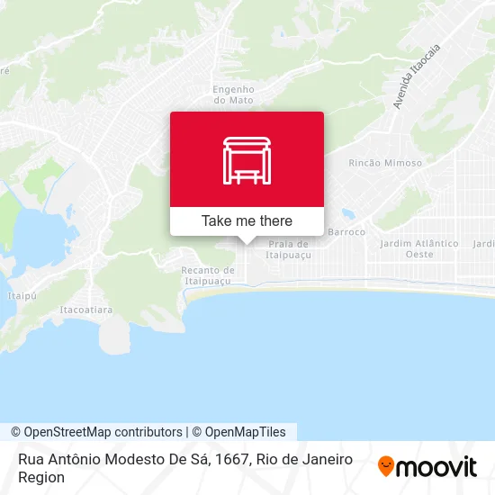Rua Antônio Modesto De Sá, 1667 map