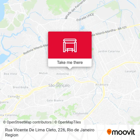 Rua Vicente De Lima Cleto, 226 map