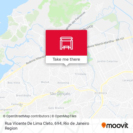 Rua Vicente De Lima Cleto, 694 map