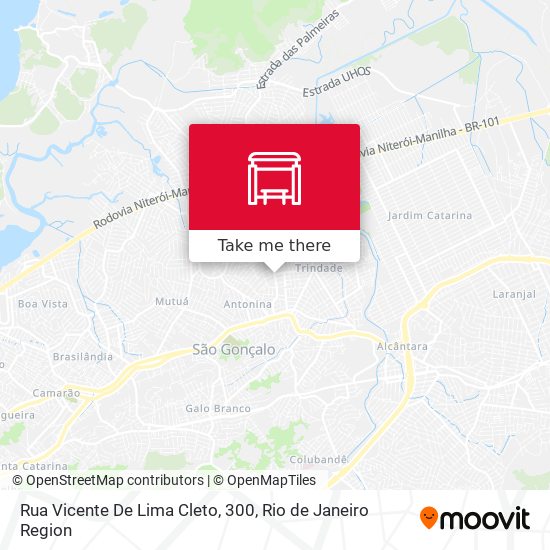 Rua Vicente De Lima Cleto, 300 map