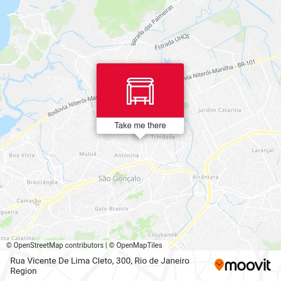 Rua Vicente De Lima Cleto, 300 map