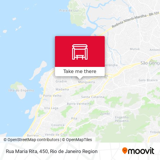 Rua Maria Rita, 450 map