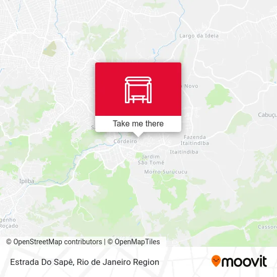 Estrada Do Sapê map