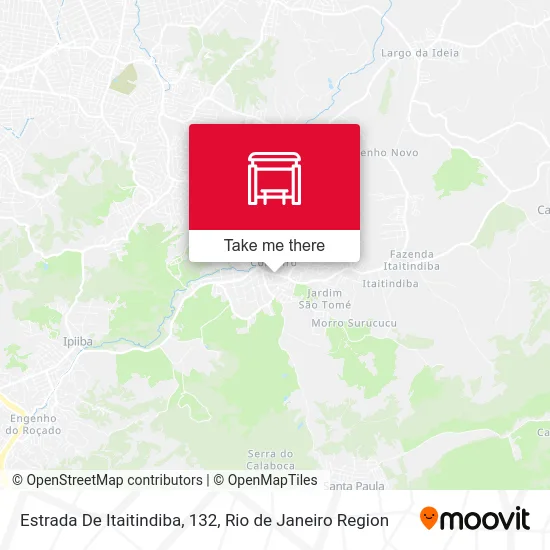 Estrada De Itaitindiba, 132 map