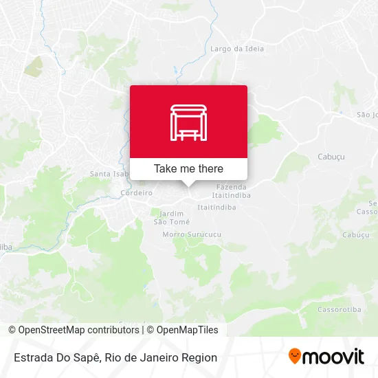 Estrada Do Sapê map