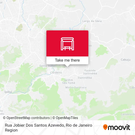 Rua Jobier Dos Santos Azevedo map