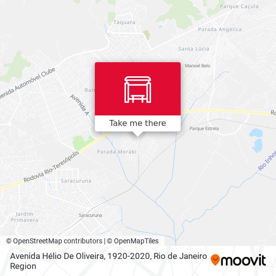 Avenida Hélio De Oliveira, 1920-2020 map