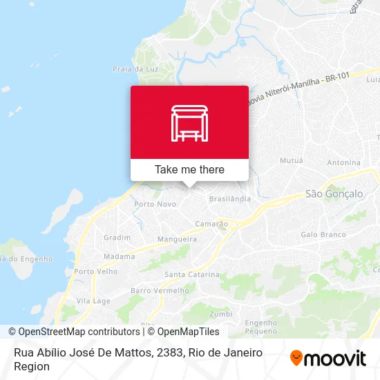 Rua Abílio José De Mattos, 2383 map