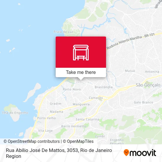 Rua Abílio José De Mattos, 3053 map