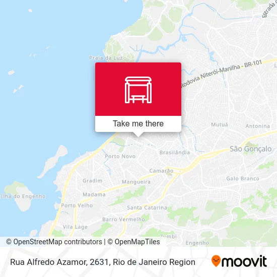 Rua Alfredo Azamor, 2631 map