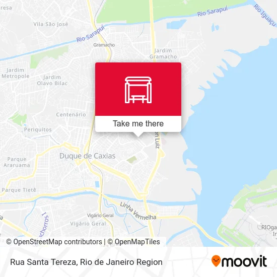 Rua Santa Tereza map