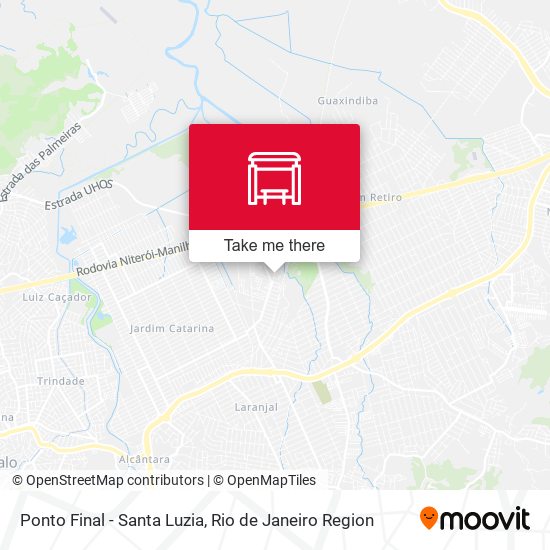 Ponto Final - Santa Luzia map