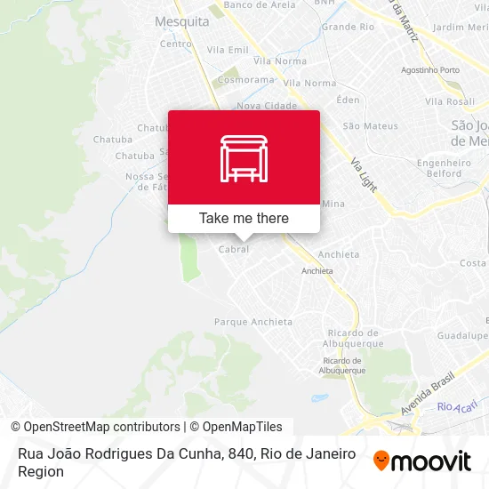 Rua João Rodrigues Da Cunha, 840 map