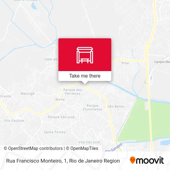 Rua Francisco Monteiro, 1 map