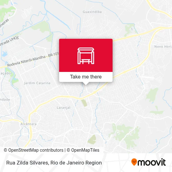 Rua Zilda Silvares map