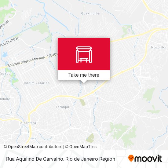Rua Aquilino De Carvalho map