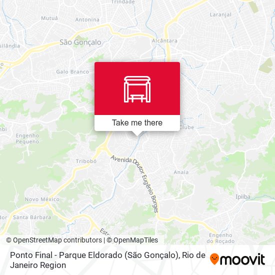 Ponto Final - Parque Eldorado (São Gonçalo) map