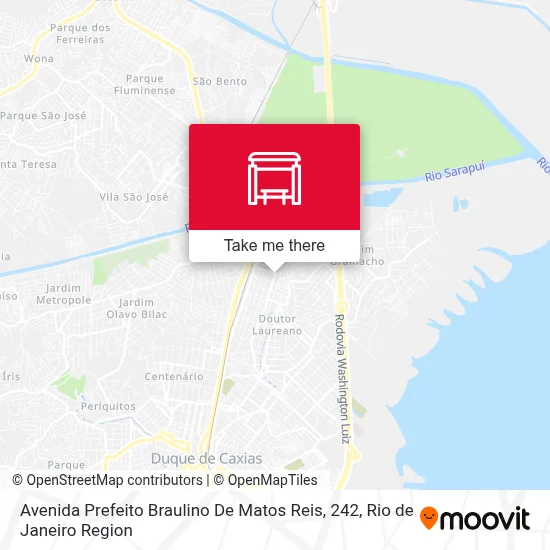 Avenida Prefeito Braulino De Matos Reis, 242 map