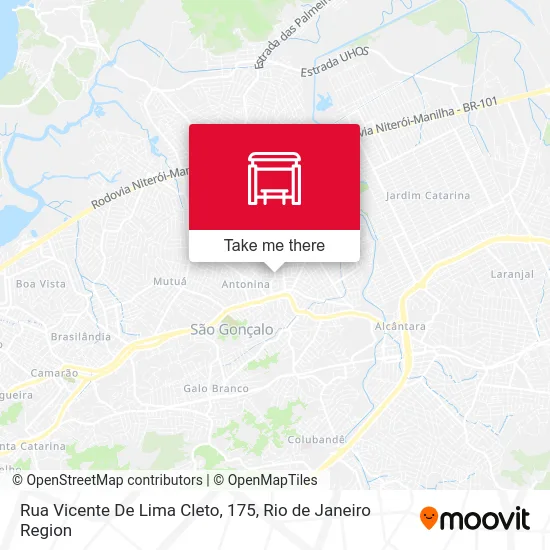 Rua Vicente De Lima Cleto, 175 map