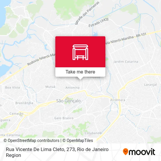 Rua Vicente De Lima Cleto, 273 map