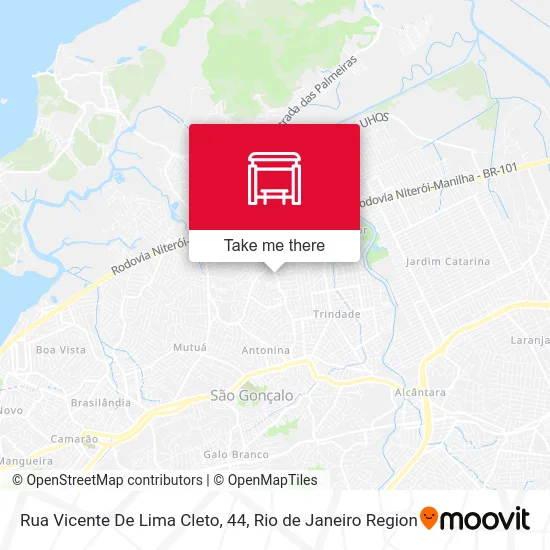 Rua Vicente De Lima Cleto, 44 map