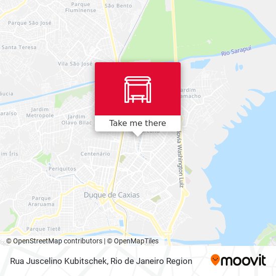 Rua Juscelino Kubitschek map