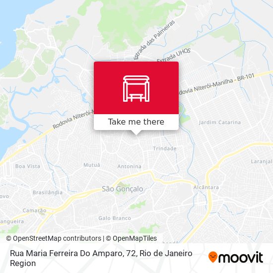 Rua Maria Ferreira Do Amparo, 72 map