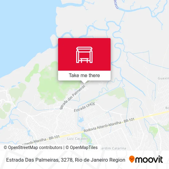 Estrada Das Palmeiras, 3278 map