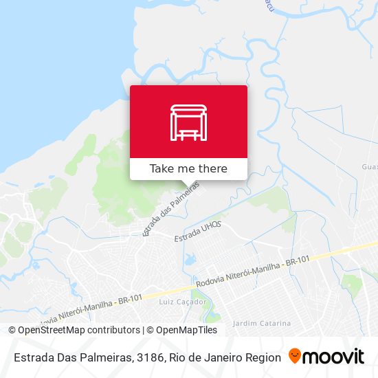 Estrada Das Palmeiras, 3186 map