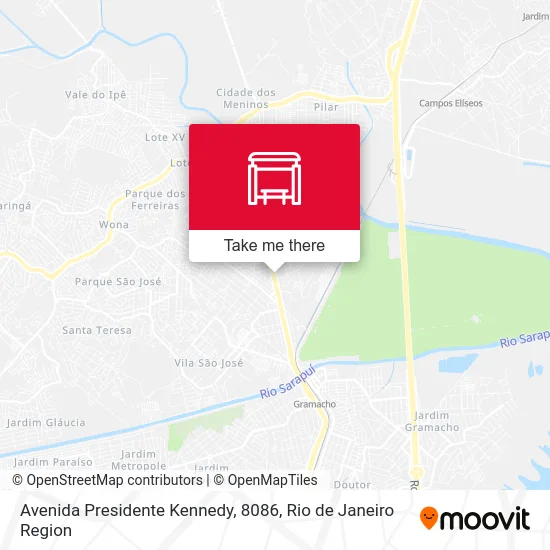Avenida Presidente Kennedy, 8086 map