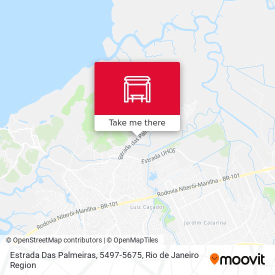 Estrada Das Palmeiras, 5497-5675 map