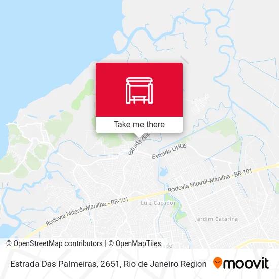 Estrada Das Palmeiras, 2651 map