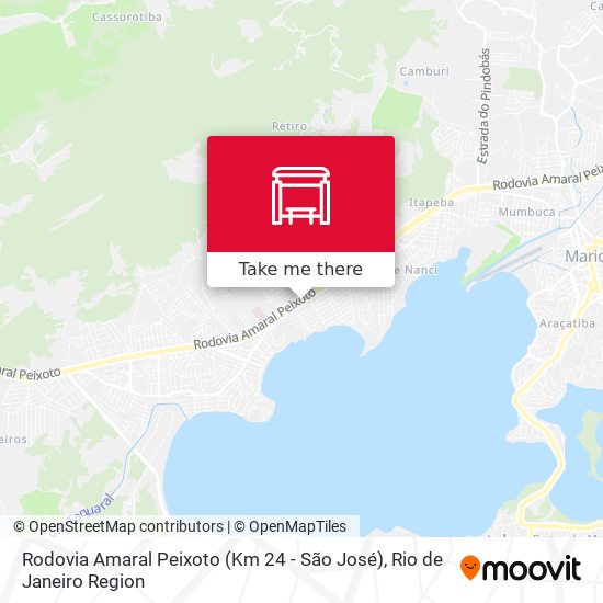Rodovia Amaral Peixoto (Km 24 - São José) map