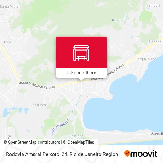 Rodovia Amaral Peixoto, 24 map