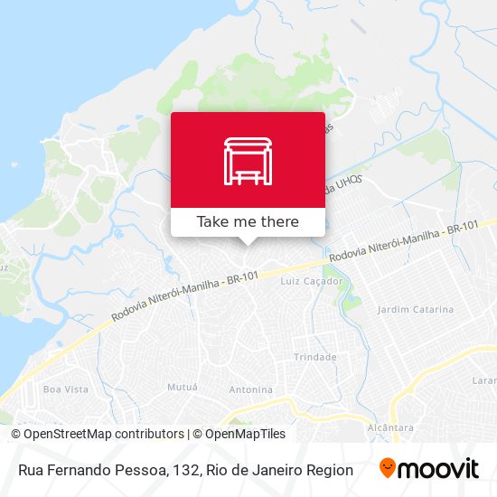Rua Fernando Pessoa, 132 map