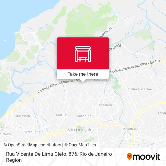 Rua Vicente De Lima Cleto, 876 map