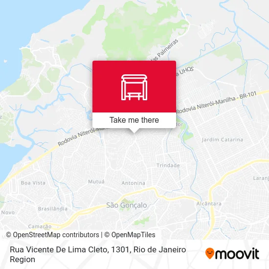 Rua Vicente De Lima Cleto, 1301 map