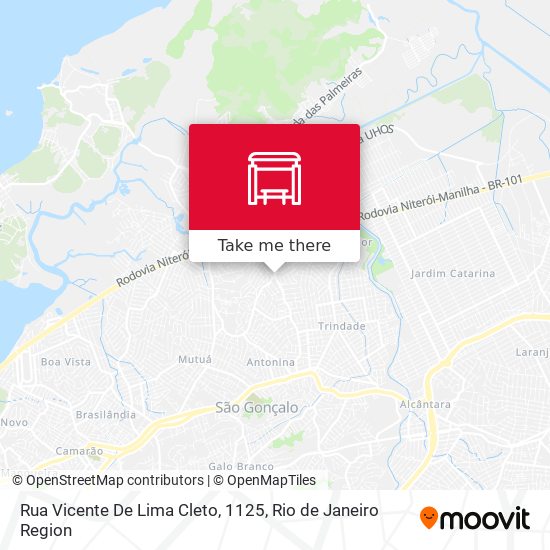 Rua Vicente De Lima Cleto, 1125 map
