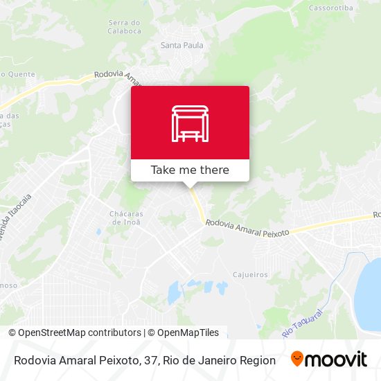 Rodovia Amaral Peixoto, 37 map