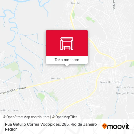 Rua Getúlio Corrêa Vodopides, 285 map