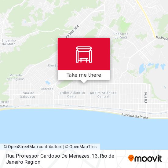 Mapa Rua Professor Cardoso De Menezes, 13