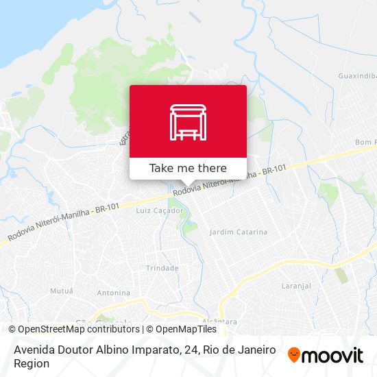 Avenida Doutor Albino Imparato, 24 map