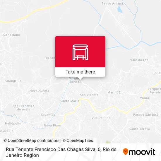 Rua Tenente Francisco Das Chagas Silva, 6 map