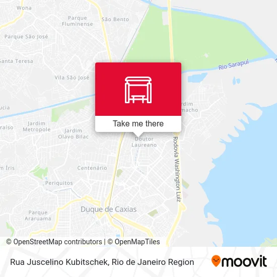 Rua Juscelino Kubitschek map