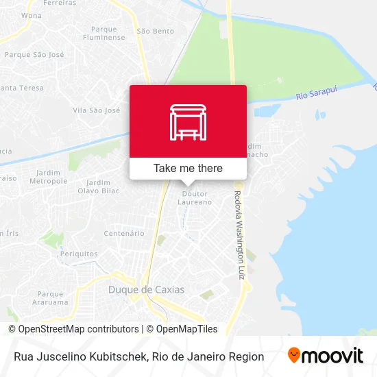 Rua Juscelino Kubitschek map