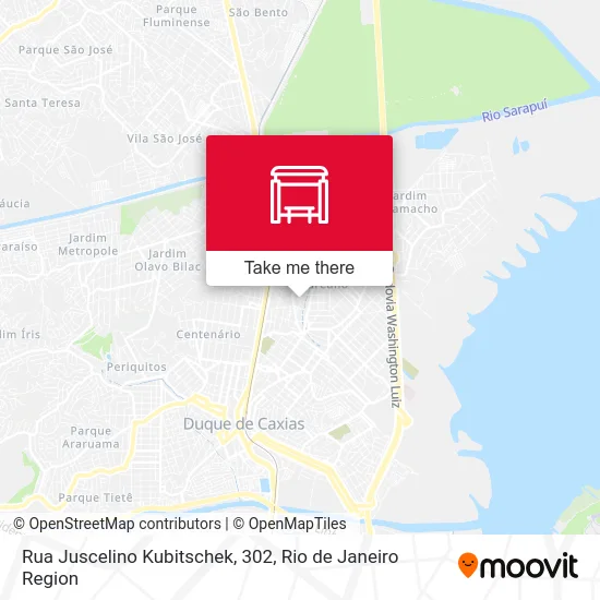 Rua Juscelino Kubitschek, 302 map