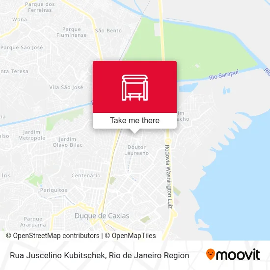 Rua Juscelino Kubitschek map