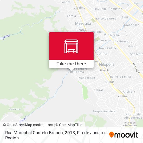 Rua Marechal Castelo Branco, 2013 map